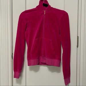 Velvet pink hoodie